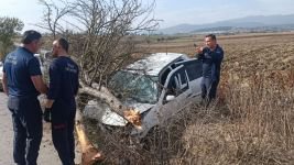 2 AĞACI DEVİRDİ: OTOMOBİL KULLANILAMAZ HALE GELDİ... 2 YARALI...