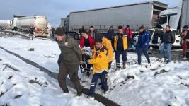 58 ARACIN KARIŞTIĞI ZİNCİRLEME TRAFİK KAZASI