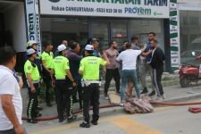 AKTAŞ MAHALLESİ'NDE YANGIN, 15 KİŞİ DUMANDAN ETKİLENDİ