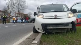ANİDEN YOLA ÇIKTI: 1 YARALI