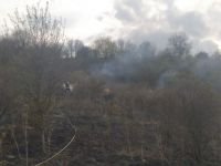 ANIZ YANGININA ERKEN MÜDAHALE FACİAYI ÖNLEDİ...