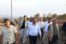 BAŞKAN ÖZCAN FELAKET BÖLGESİNDE...