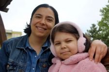 BÖBREĞİNİ BAĞIŞLAYARAK EVLADININ HAYATINI GÖNDERDİ...