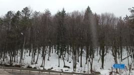 BOLU DAĞI'NDA DÜN GÜNEŞ BUGÜN KAR...