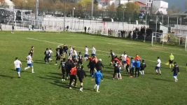 BOLU’DA AMATÖR KÜME PLAY-OFF MAÇINDA ORTALIK KARIŞTI