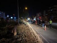 BOLU'DA D-100'DE ORTALIK KARIŞTI... AĞACI GÖVDESİNDEN KOPARTTI...