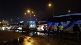 BOLU'DA GECE SAATLERİNDE FECİ KAZA... 1 YARALI