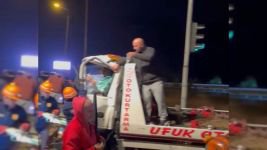 BOLU'DA GECE SAATLERİNDE FECİ KAZA... 1 YARALI