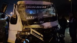 BOLU'DA GECE SAATLERİNDE FECİ KAZA... 1 YARALI