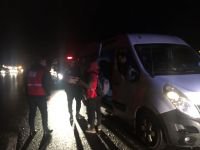 BOLU'DA KAZANIN ARDINDAN KIZILAY HIZIR GİBİ YETİŞTİ...