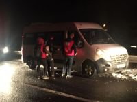 BOLU'DA KAZANIN ARDINDAN KIZILAY HIZIR GİBİ YETİŞTİ...