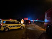 BOLU'DA LÜKS CİP SU KANALINA UÇTU: 1 YARALI