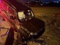 BOLU'DA LÜKS CİP SU KANALINA UÇTU: 1 YARALI