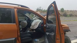 BOLU'DA LÜKS PİKAP PARAMPARÇA OLDU... 1 YARALI