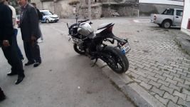 BOLU'DA MİDİBÜSLE ÇARPIŞAN MOTOSİKLETLİ YARALANDI