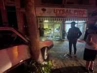 BOLU'DA OTOMOBİL PİDE DÜKKANINA DALDI....