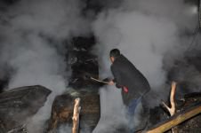 BOLU’DA SAHUR VAKTİ ALEVLER BÜYÜDÜ