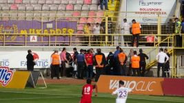 BOLUSPOR MAÇINDA DEPLASMAN TRİBÜNÜ KARIŞTI...