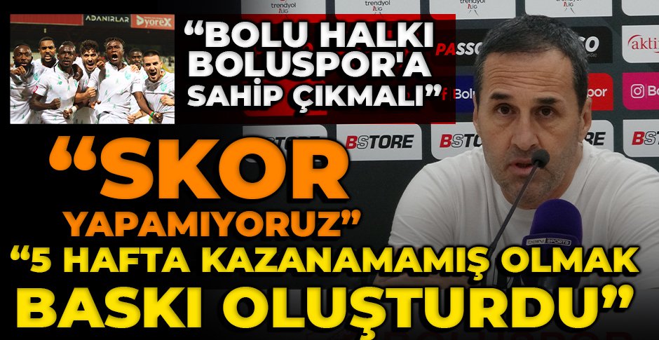 HOCADAN TARAFTARA SİTEM, “BOLU HALKI BOLUSPOR’A SAHİP ÇIKMALI”…