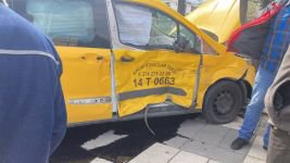 DÖNEL KAVŞAKTA BİRBİRLERİYLE ÇARPIŞTILAR...