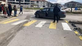 DÖNEL KAVŞAKTA BİRBİRLERİYLE ÇARPIŞTILAR...