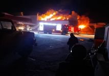 ERPİLİÇ'TE KORKUTAN YANGIN