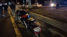 İKİ MOTOSİKLET ÇARPIŞTI 3 YARALI