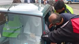 ŞOKA GİRDİ ARAÇTAN İNMEDİ