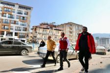 TANJU ÖZCAN YENİDEN DEPREM BÖLGESİNDE...