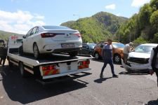 TEM OTOYOLU TRAFİĞE KAPANDI