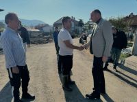 AKGÜL’DEN YANGINZEDE AİLEYE ZİYARET