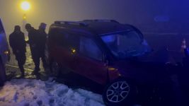 BOLU DAĞI'NDA ZİNCİRLEME KAZA: 6 YARALI