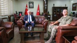 BOLU VALİSİ VEDA ZİYARETLERİNDE