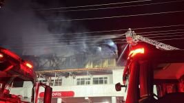 BOLU'DA AKARYAKIT İSTASYONUNDA FACİANIN EŞİĞİNDEN DÖNÜLDÜ... ALEV ALEV YANDI