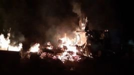 BOLU'DA ALEVLİ GECE… BİR AİLENİN HER ŞEYİ YANDI