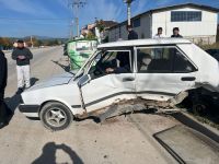 BOLU'DA ÇOK FECİ KAZA... HURDAYA DÖNDÜ... 2 YARALI