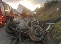 BOLU'DA FECİ KAZA... TIR HURDAYA DÖNDÜ... İŞTE DETAYLAR