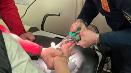 BOLU'DA İTFAİYENİN MÜDAHALESİ KANGREN OLMAKTAN KURTARDI