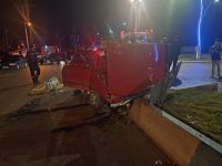 BOLU'DA KANAL YOLUNDA HAREKETLİ GECE.... 1 YARALI... SÜRÜCÜ KAYIP