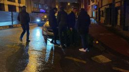 BOLU'DA TERS YÖNE GİRDİ... OLANLAR OLDU... 2 YARALI...