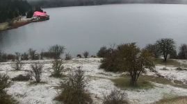 BOLU'NUN DOĞA HARİKASI ABANT'TA KAR YAĞIŞI BAŞLADI