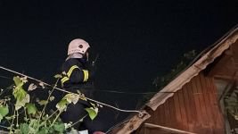 İTFAİYENİN ERKEN MÜDAHALESİ FACİAYI ÖNLEDİ