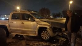 KAYGANLAŞAN ZEMİNDE FECİ KAZA...