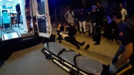 KÖPEĞE ÇARPAN MOTOSİKLET DEVRİLDİ, SÜRÜCÜ YARALANDI