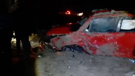 OTOMOBİL CİPLE ÇARPIŞTI: 1’İ BEBEK 5 YARALI