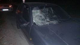 OTOMOBİLİN ÇARPTIĞI YAYA  AĞIR YARALANDI