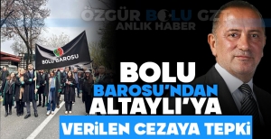 BOLU BAROSU'NDAN ALTAYLI'YA VERİLEN CEZAYA TEPKİ