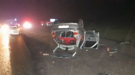 BOLU-MUDURNU YOLUNDA FECİ KAZA... 1'İ BEBEK 4 YARALI...