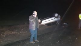 BOLU-MUDURNU YOLUNDA FECİ KAZA... 1'İ BEBEK 4 YARALI...