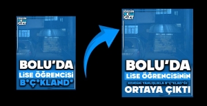 BOLU'DA 16 YAŞINDAKİ GENÇ KENDİNİ BIÇAKLADI